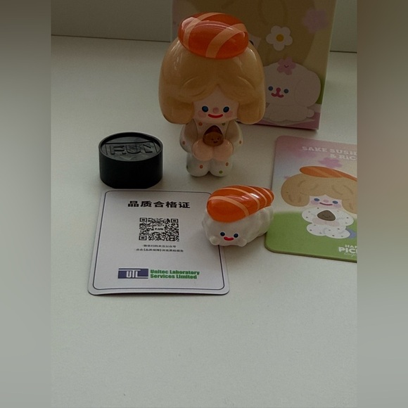 Happy Picnic together Figurine SAKE SUSHI & ZZA& RiCO Miniso - Picture 4 of 7
